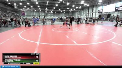 86 lbs Cons. Round 4 - Andrew Wiehle, Mat Demon WC vs Jude Zender, Team Real Life Wrestling