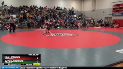 138 lbs Cons. Round 1 - Clive Klinkenberg, Centaurus vs Noah Carbajal, Grand Valley