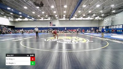 133 lbs Round Of 16 - Dylan King, Norwich vs Kaya Bogle, Castleton