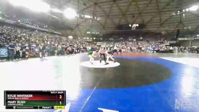 Girls 3A/4A 120 3rd Place Match - Kylie Whitaker, Walla Walla (Girls) vs Mary Rush, Auburn (Girls)