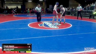 1A-106 lbs Semifinal - Bryson Hunt, Rabun County vs Tyler Prinzo, Mt. Pisgah Christian School