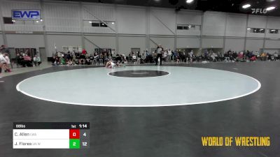 68 lbs Semifinal - Covington Allen, LWA 12U vs Javier Flores, Untouchables 12u White