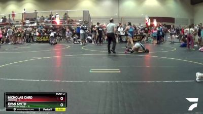 138 lbs Round 1 (6 Team) - Evan Smith, Legends Of Gold vs Nicholas Card, Ares Red