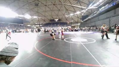 85 lbs Quarterfinal - Kameron Bouchee, Cherry Creek Wrestling Club vs Blake Daniell Ii, White River Hornets Wrestling Club