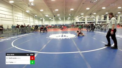 81 lbs Round Of 32 - Domenic DeGraide, Mayo Quanchi WC vs Gabe Fiske, Little Lynx WC