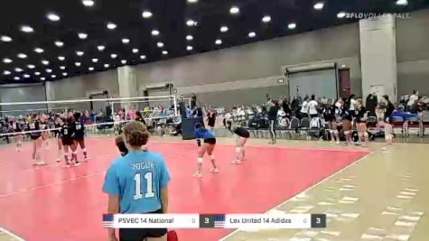 PSVBC 14 National vs Lex United 14 Adidas - 2022 JVA World Challenge presented by Nike - Expo Only