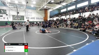 126 lbs Champ. Round 2 - Aries Corona, Lancaster vs Alexander Ramirez, Yucaipa