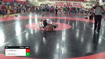 63 lbs Champ. Round 1 - Eddie VonBerge, No Nonsense Wrestling vs Logan Broussard, Big Lake Youth Wrestling