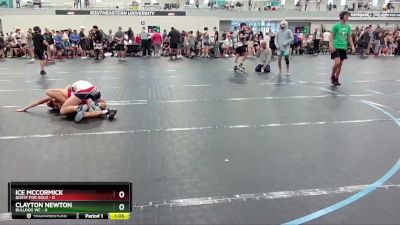 98 lbs Round 1 (4 Team) - Clayton Newton, Bulldog WC vs Ice McCormick, Quest For Gold