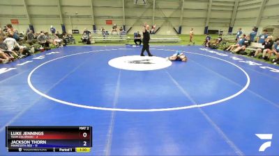 88 lbs Round 1 (8 Team) - Luke Jennings, Team Colorado vs Jackson Thorn, Minnesota Red