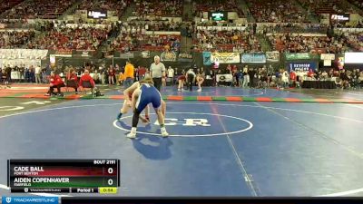 Cons. Round 1 - Cade Ball, Fort Benton vs Aiden Copenhaver, Fairfield