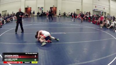 85 lbs Finals (8 Team) - Hayden Nozie, Team Arizona vs Jackson Smith, Oklahoma Elite Orange