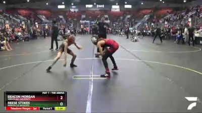 95 lbs Quarterfinal - Deacon Morgan, Wrestling University vs Reese Stokes, Marcellus Wildcats