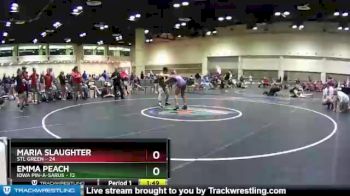 145 lbs Semis & Wb (16 Team) - Emma Peach, Iowa Pin-A-Sarus vs Maria Slaughter, STL Green
