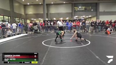 70 lbs Quarterfinal - Rudy Reyes, Derby vs Andrew Taussig, Greater Heights