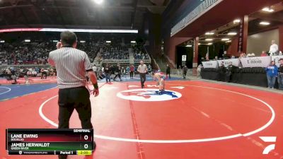 3A-160 lbs Semifinal - Lane Ewing, Douglas vs James Herwaldt, Green River