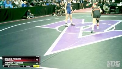 Champ. Round 1 - Arianna Martinez, Abraham Lincoln Girls vs Brooke Fenberg, Durango Girls