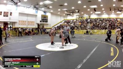 170 lbs Cons. Round 5 - Danny Frailey, Trabuco Hills vs Nathan Hutton, West Valley