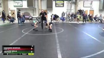 48 lbs Round 1 (8 Team) - Channing Bowman, POWA vs Jackson Wells, Terps Xtreme