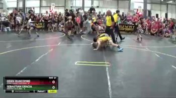 78 lbs Round 2 (6 Team) - Sebastian Gracia, Indiana Outlaws vs Oden Duncombe, Steel Valley Psychos