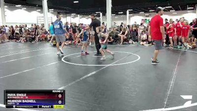 57 lbs Round 2 (6 Team) - Maya Engle, Buccaneers WC vs Muirenn Bagnell, Misfits