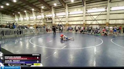 100 lbs Semifinal - Statlen Hughes, Total Domination Wrestling Club vs Samuel Moody, Sanderson Wrestling Academy