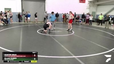 160 lbs Round 1 - Hunter Bras, Soldotna Whalers Wrestling Club vs Elijah Raben, Mat-Su Matmen