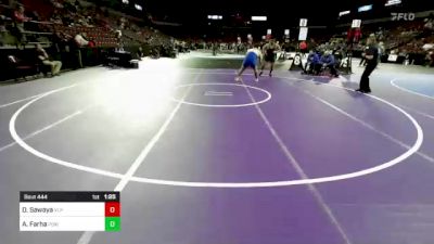 285 lbs Round Of 16 - Dib Sawaya, Valencia Placentia (SS) vs Adam Farha, Poway (SD)