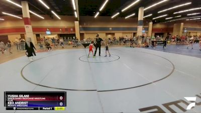 53 lbs Round 2 - Yusha Gilani, Gracie Barra Westchase Wrestling Club vs Keo Andrist, ReZults Wrestling