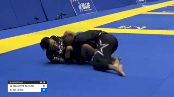 WILLIS DA MOTA NUNES vs REYNALDO DE LEON 2021 World IBJJF Jiu-Jitsu No-Gi Championship