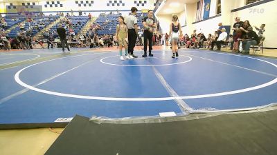 70-74 lbs Rr Rnd 4 - Paityn McCann, Lady Outlaw Wrestling Academy vs Abigail McGirt, Salina Wrestling Club