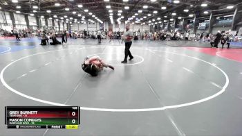 105 lbs Rd# 1 9:00am Friday - Grey Burnett, Team Ohio vs Mason Comegys, Maryland Gold