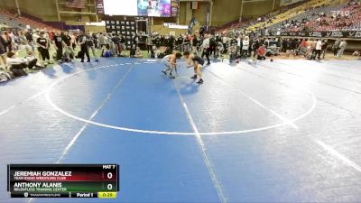 113 lbs Cons. Round 5 - Jeremiah Gonzalez, Team Idaho Wrestling Club vs Anthony Alanis, Relentless Training Center