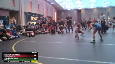 70 lbs Round 2 (4 Team) - Colton Strange, Untouchables vs Cameron Rios, LWA