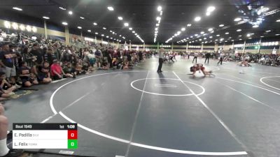 113 lbs Round Of 128 - Ethan Padilla, Silverback WC vs Liam Felix, Yuma Grit