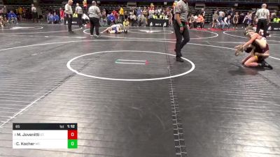 85 lbs Quarterfinal - Maximus Jovenitti, St. Marys vs Calvin Kocher, Mt. Lebanon