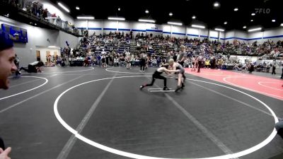 61 lbs Quarterfinal - Easton Blansett, Ada Youth Wrestling vs Kamdyn Smith, Choctaw Ironman Youth Wrestling