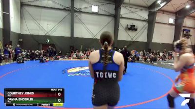 144 lbs Quarterfinal - Courtney Jones, WA vs Dayna Enderlin, WA