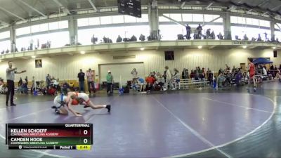 87 lbs Quarterfinal - Kellen Schoeff, Contenders Wrestling Academy vs Camden Hook, Contenders Wrestling Academy