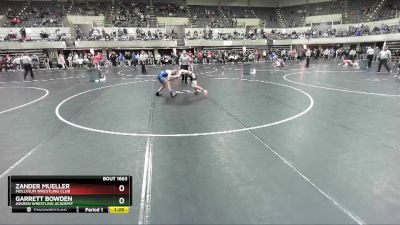 98 lbs Cons. Round 5 - Garrett Bowden, Askren Wrestling Academy vs Zander Mueller, Mollitium Wrestling Club