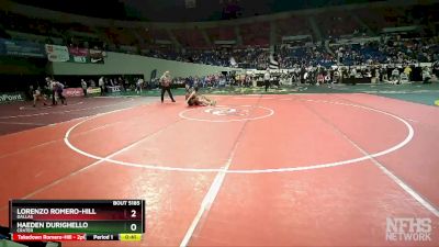 5A-132 lbs Cons. Round 1 - Haeden Durighello, Crater vs Lorenzo Romero-Hill, Dallas