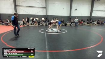 170 lbs 1st Place Match - Kallon Homan, CNWC Concede Nothing Wrestling Club vs Garrett Lees, South West Washington Wrestling Club