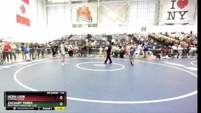 113 lbs Cons. Round 3 - Zachary Parks, Deep Roots Wrestling Club vs Acen Look, Club Not Listed