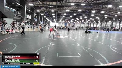 92 lbs Rd# 3 12:00pm Friday - Brady Genard, Dynasty Deathrow vs Mason Bodach, Terps Xtreme