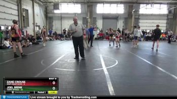 115 lbs Round 2 (8 Team) - Zane Crouse, East Coast Elite vs Joel Brink, Terps Xpress
