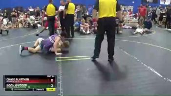 112 lbs Round 5 (6 Team) - Chase Blattner, Missouri Gold vs Isaac Leonard, Untouchables Purple