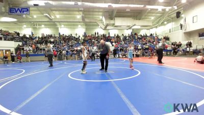 70 lbs Final - Raiden Johns, Collinsville Cardinal Youth Wrestling vs Kirk Walker III, Tulsa Blue T Panthers