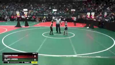 58 lbs Quarterfinal - Blake Landies, CHW1 vs Dakota Frank, NMR3