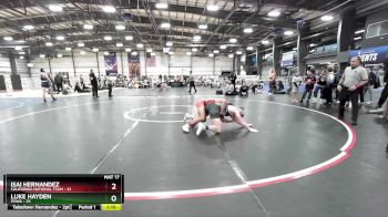 160 lbs Rd# 10- 4:00pm Saturday Final Pool - Luke Hayden, POWA vs Isai Hernandez, California National Team