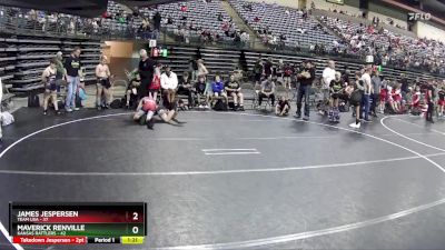 130 lbs Finals (8 Team) - James Jespersen, Team USA vs Maverick Renville, Kansas Rattlers